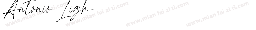 Antonio Ligh字体转换